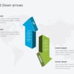 Up And Down Arrows PowerPoint Template