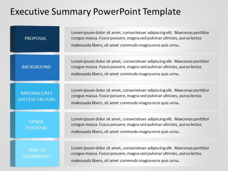 Animated Executive Summary 14 PowerPoint Template & Google Slides Theme