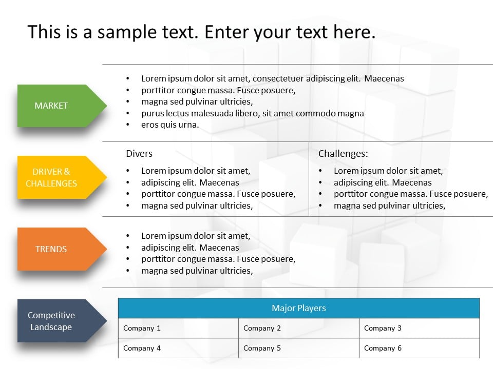 Animated Marketing Plan Executive Summary PowerPoint Template