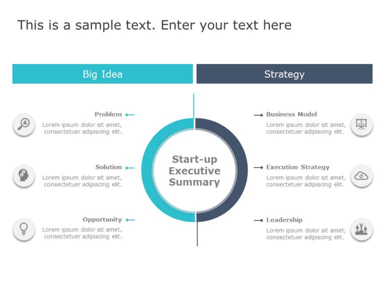 Animated Startup Summary 1 PowerPoint Template & Google Slides Theme
