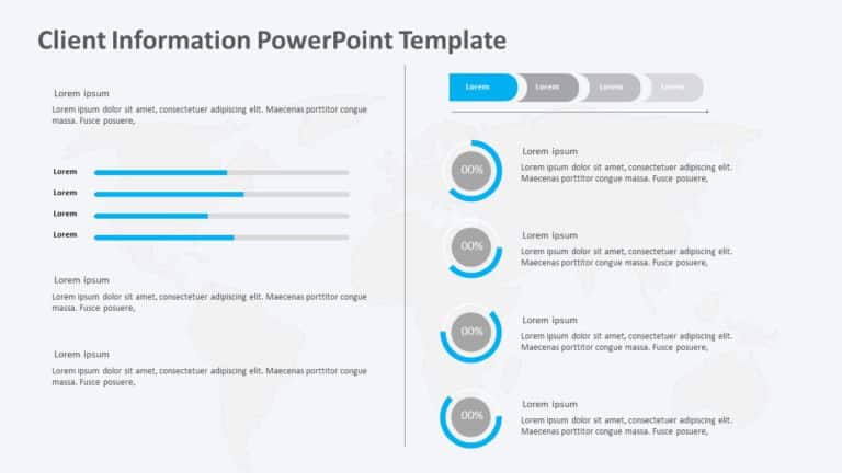 Client Information PowerPoint Template & Google Slides Theme