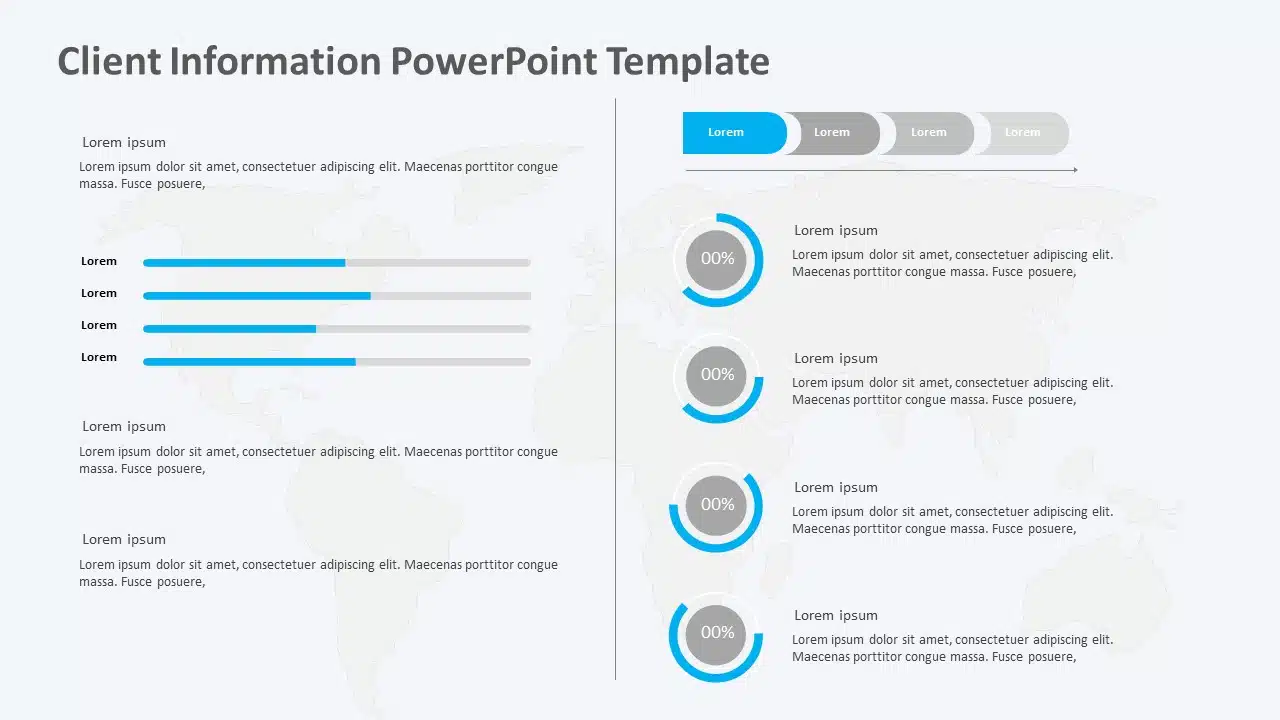 Client Information PowerPoint Template & Google Slides Theme