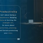 Productivity Quote PowerPoint Template