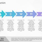 SmartArt Process Arrow Chevron 4 Steps