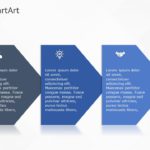 SmartArt Process Basic Chevron 3 Steps & Google Slides Theme