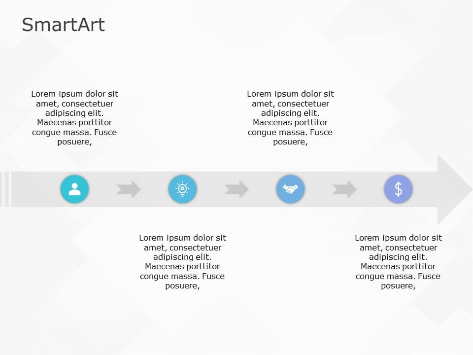 Smartart Process SmartArt Process Basic Roadmap 4 Steps