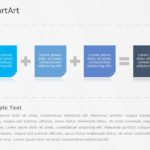 SmartArt Process Equation 3 Steps & Google Slides Theme