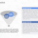SmartArt Process Funnel 2 Steps & Google Slides Theme