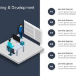 Business Review Isometric PowerPoint Template