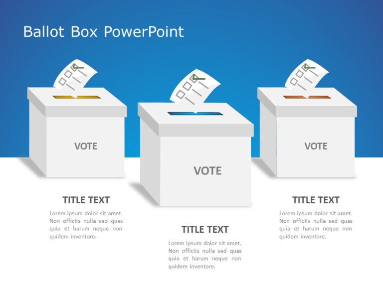 Vote Ballot PowerPoint Template