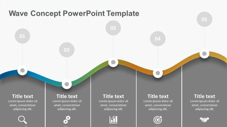 Wave Concept PowerPoint Template & Google Slides Theme