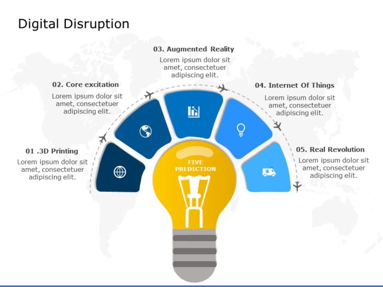 Digital Disruption PowerPoint Template & Google Slides Theme