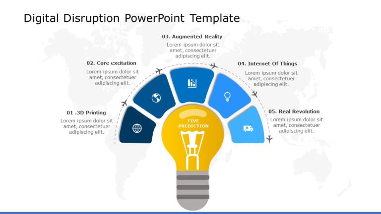 Digital Disruption PowerPoint Template & Google Slides Theme