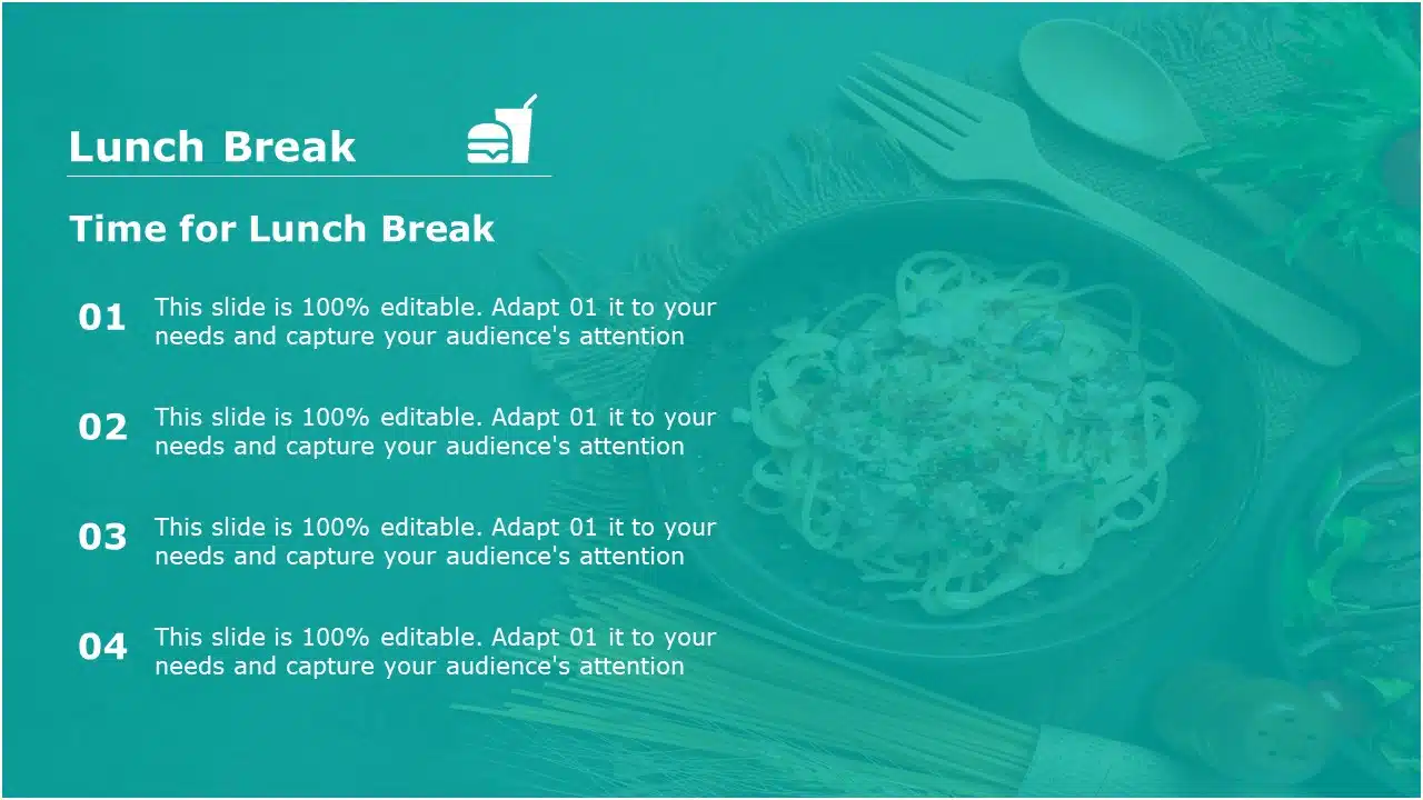 Lunch PowerPoint Template & Google Slides Theme