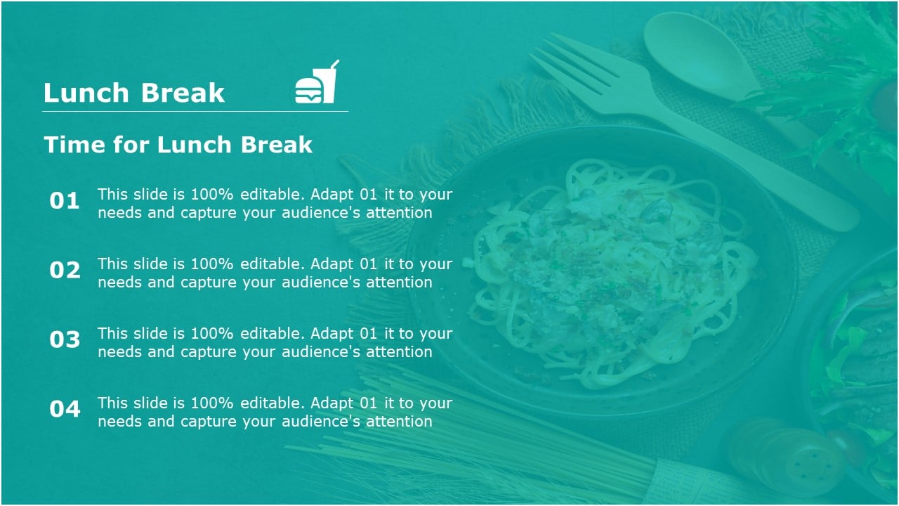 Lunch PowerPoint Template & Google Slides