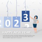 New Year 2023 PowerPoint Template & Google Slides Theme