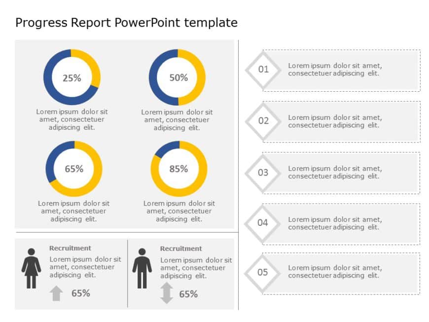 Progress Report PowerPoint Template