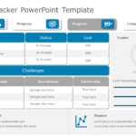 Progress Tracker PowerPoint Template & Google Slides Theme