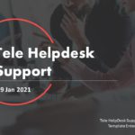 Tele HelpDesk Support PowerPoint Template & Google Slides Theme