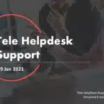 Tele HelpDesk Support PowerPoint Template & Google Slides Theme