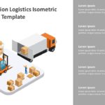 Transportation Logistics Isometric PowerPoint Template & Google Slides Theme