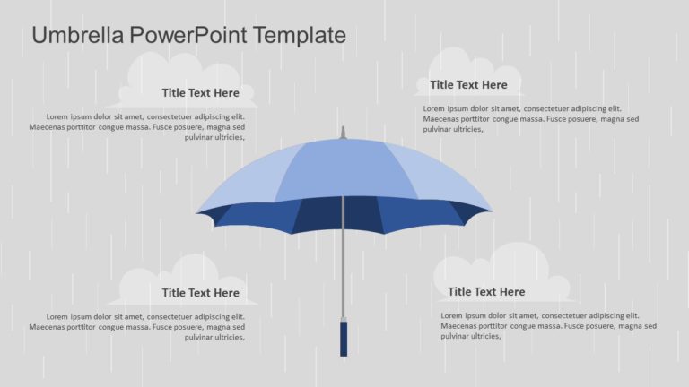 Umbrella PowerPoint Template & Google Slides Theme