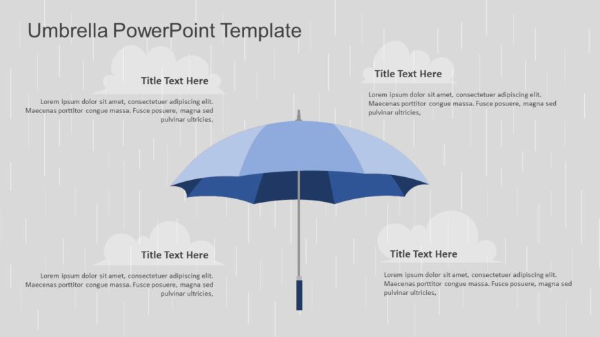 Umbrella PowerPoint Template