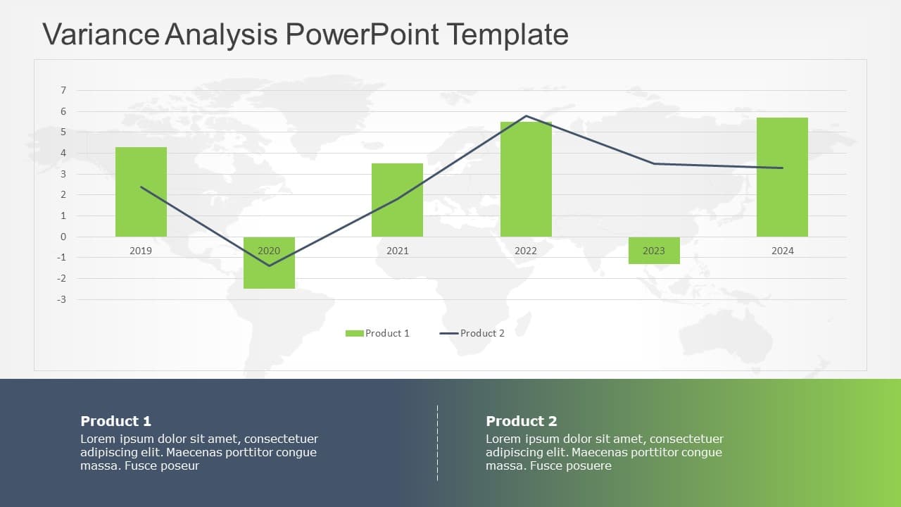 Variance Analysis PowerPoint Template & Google Slides Theme