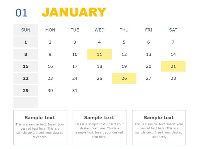 2024 Editable Calendar PowerPoint Template