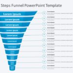 Animated 11 Steps Funnel PowerPoint Template & Google Slides Theme