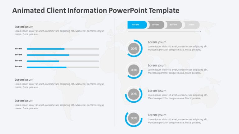 Animated Client Information PowerPoint Template & Google Slides Theme