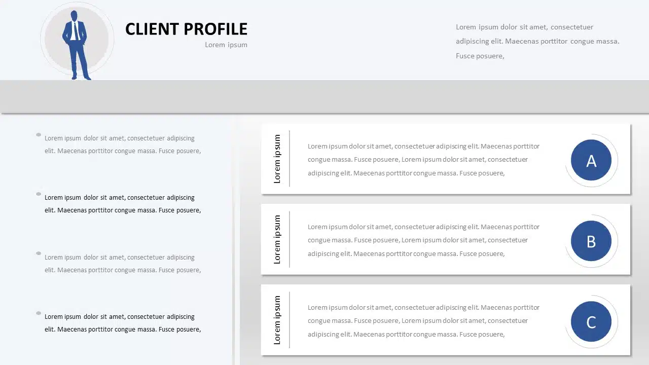 Animated Ideal Client Profile PowerPoint Template & Google Slides Theme