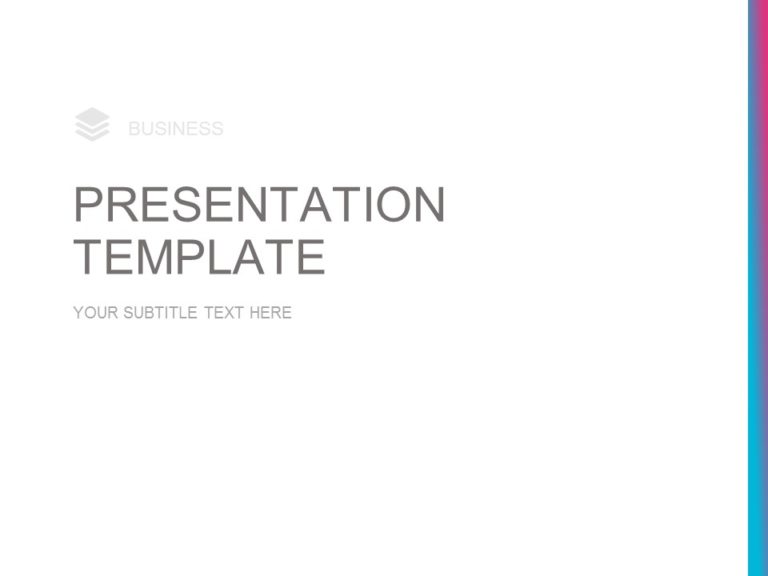 Business Presentation Theme PowerPoint Template & Google Slides Theme