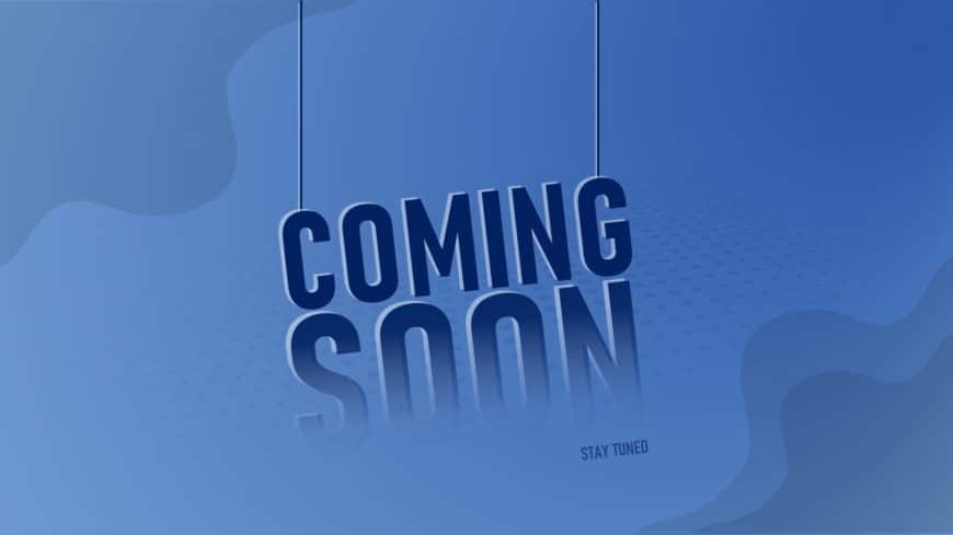 Coming Soon Banner PowerPoint Template