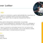 Cover Letter Design PowerPoint Template
