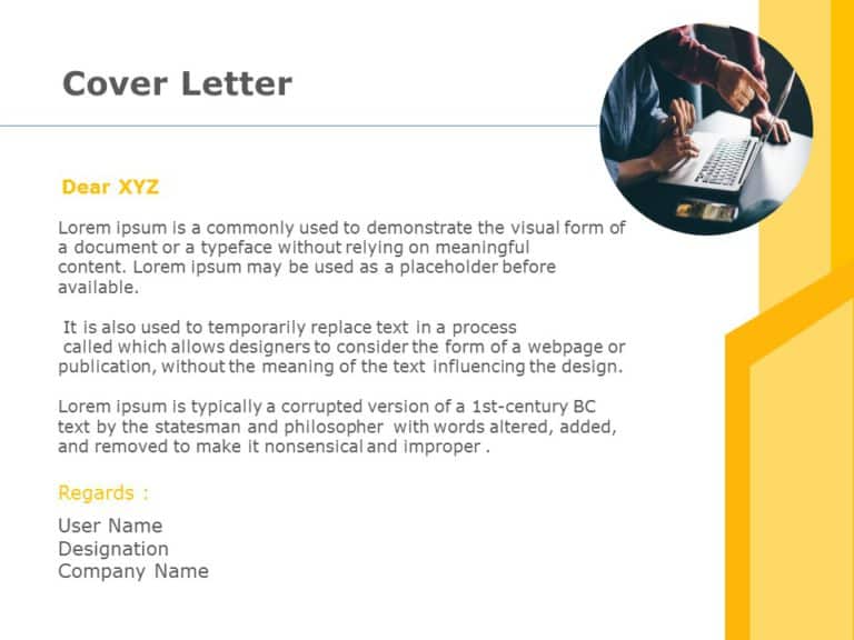 Cover Letter PowerPoint Template
