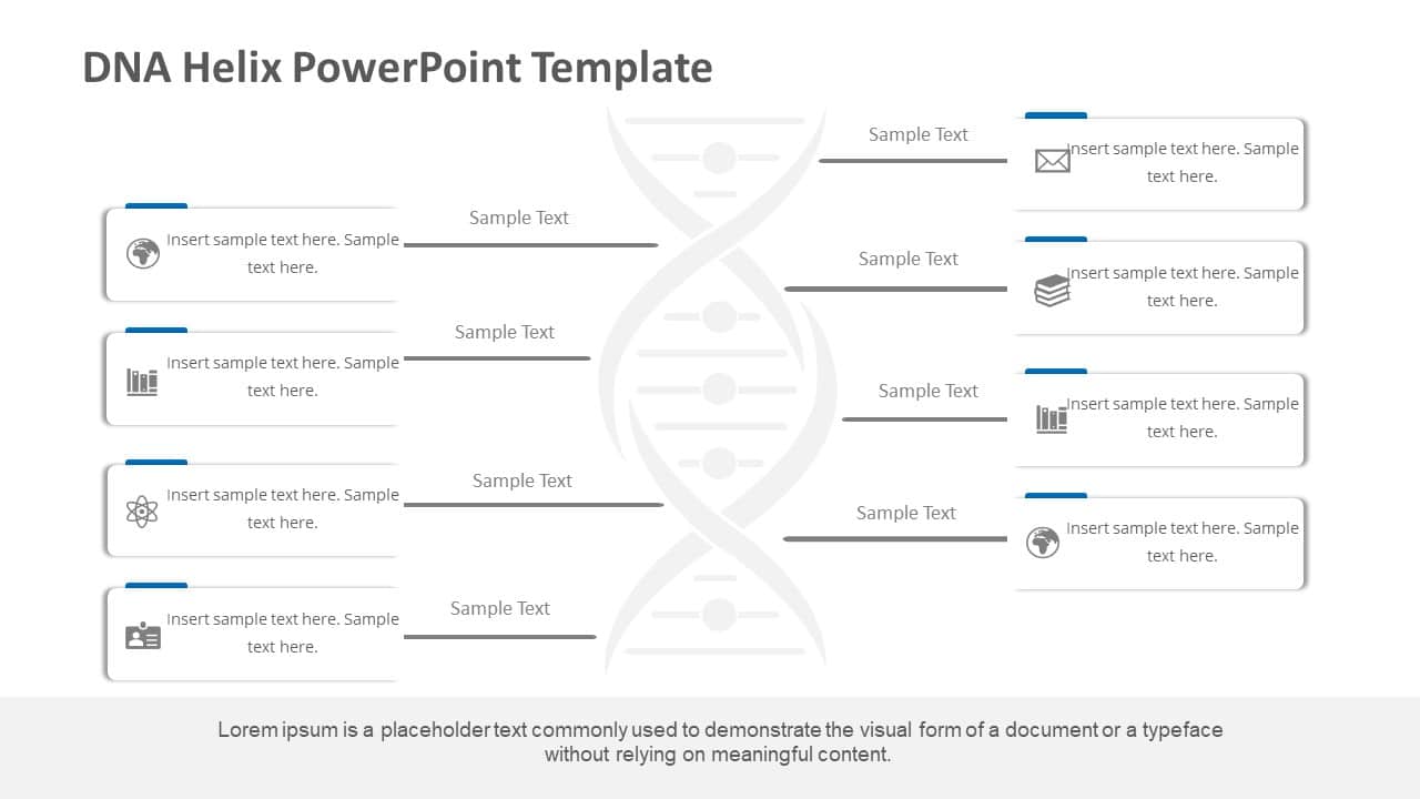 DNA Helix PowerPoint Template & Google Slides Theme