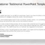 Detailed Customer Testimonial PowerPoint Template & Google Slides Theme