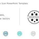 Discontinue Icon PowerPoint Template & Google Slides Theme