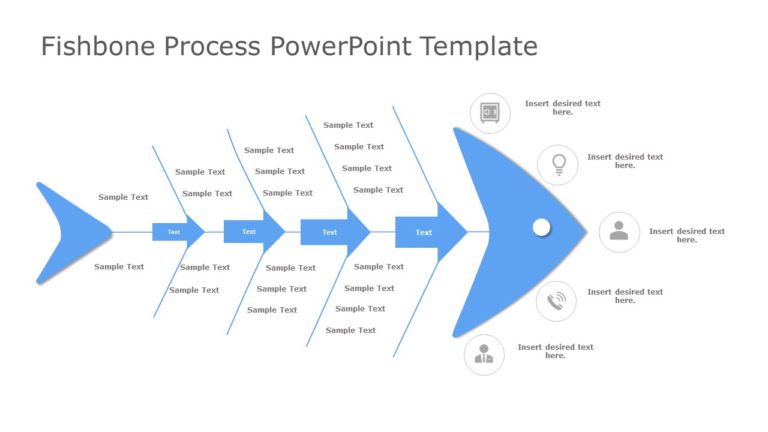 Fishbone Process PowerPoint Template & Google Slides Theme