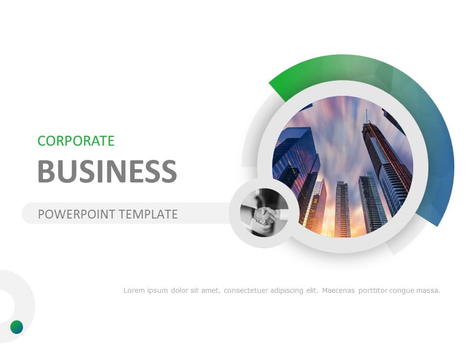 Green Background PowerPoint Template