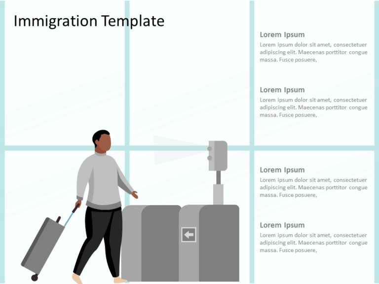 Immigration Check PowerPoint Template & Google Slides Theme