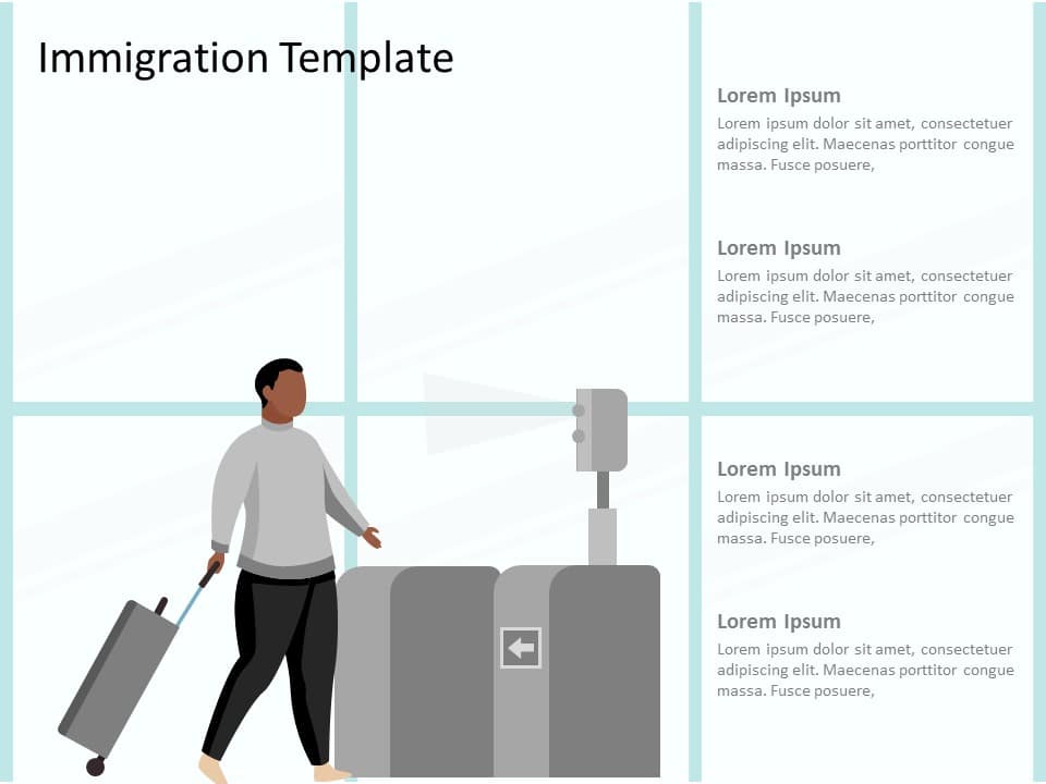 Immigration Check PowerPoint Template & Google Slides Theme