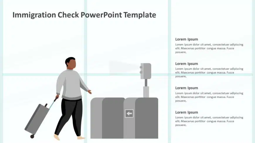 Immigration Check PowerPoint Template