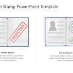 Immigration Stamp PowerPoint Template & Google Slides Theme