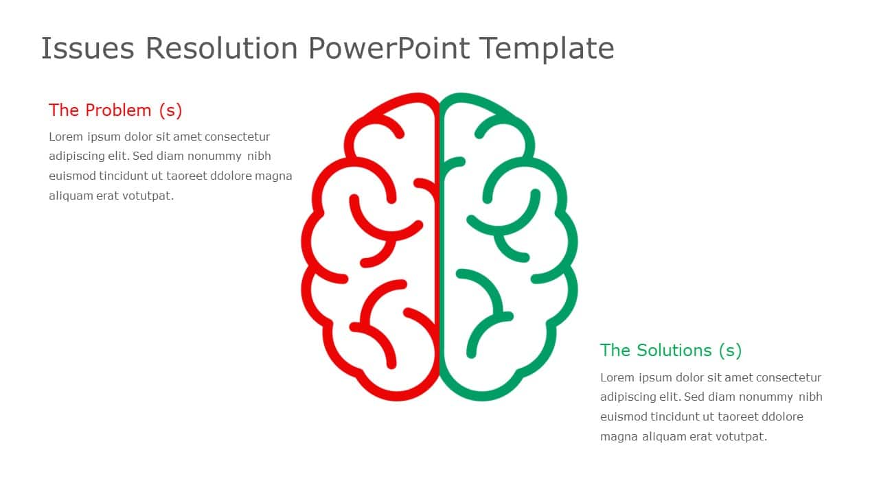 Issues Resolution PowerPoint Template & Google Slides Theme