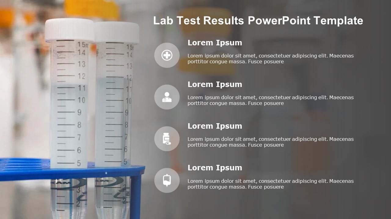 Lab Test Results PowerPoint Template & Google Slides Theme