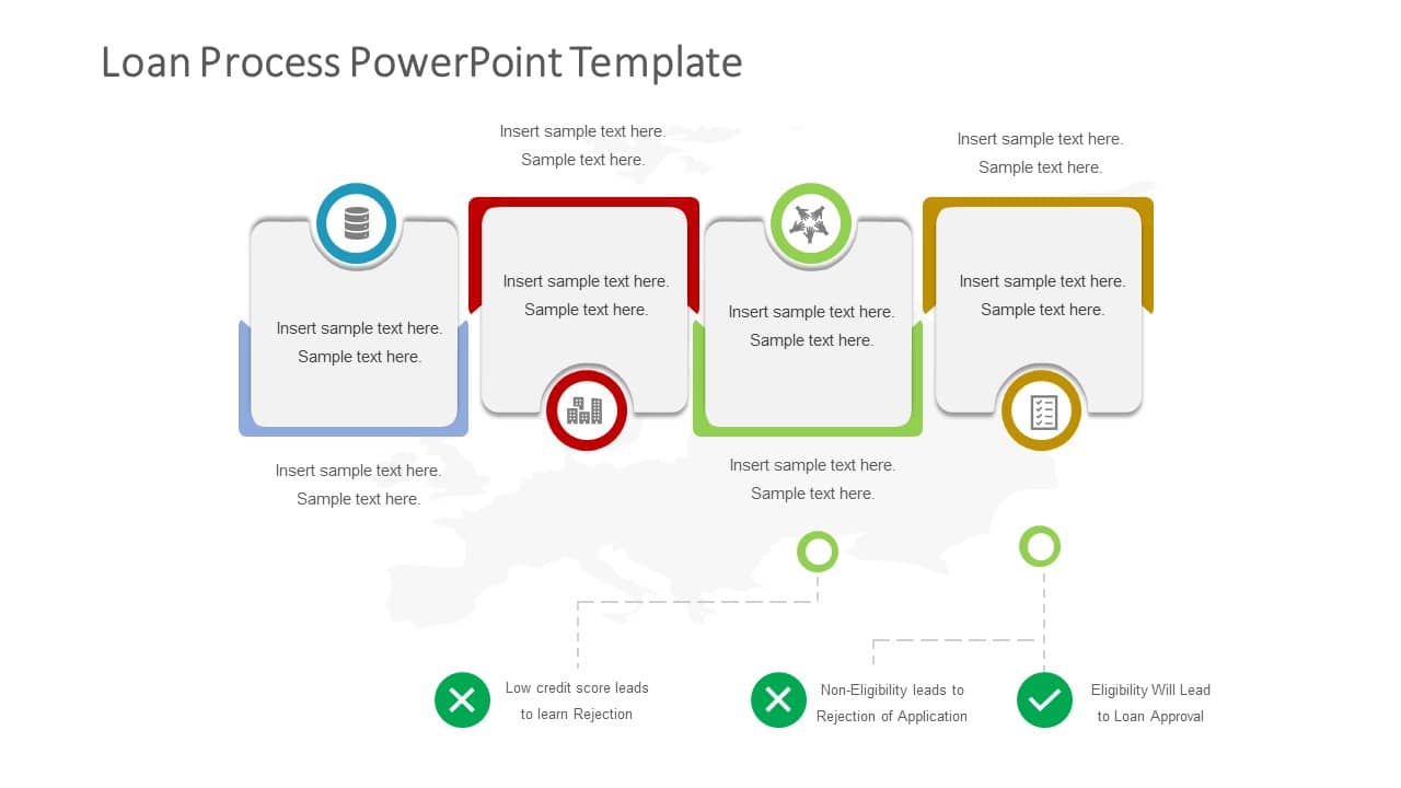 Lending Process Visual Loan Process PowerPoint Template