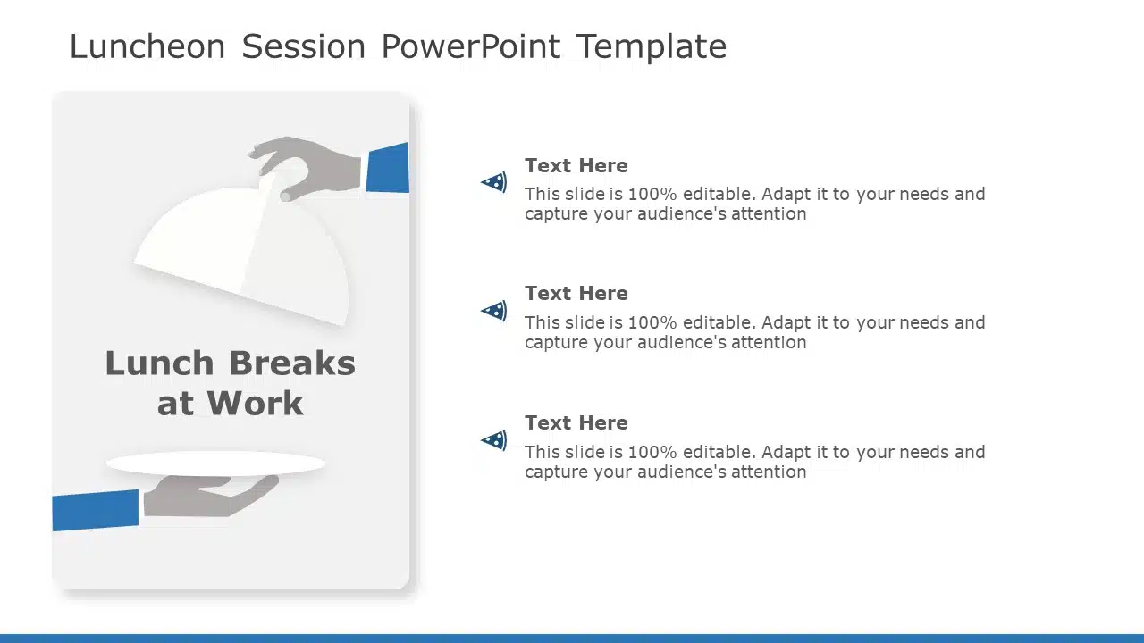 Luncheon Session PowerPoint Template & Google Slides Theme