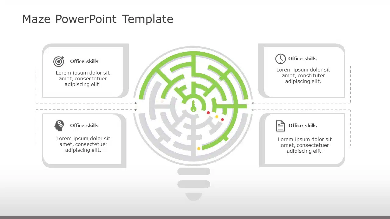 Maze PowerPoint Template & Google Slides Theme